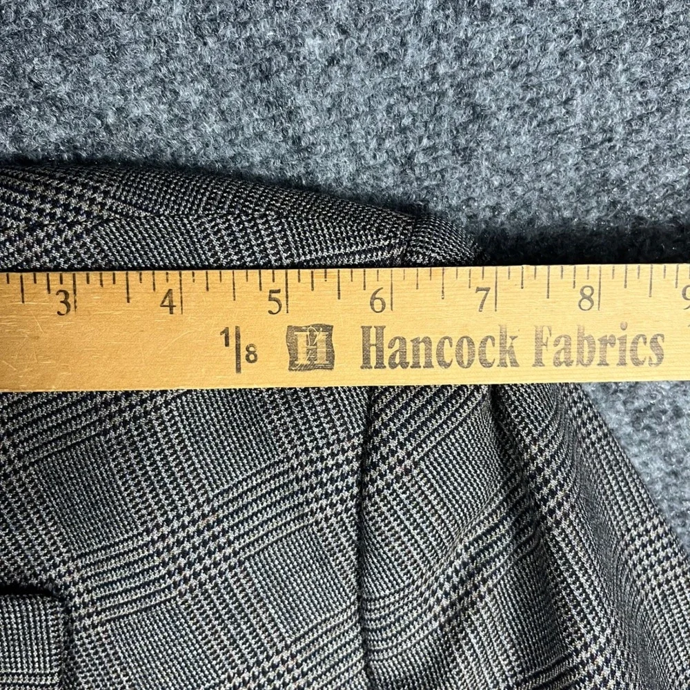Jos. A. Bank Sport Coat Mens‎ 40L Gray Glen Plaid Traveler's Collection